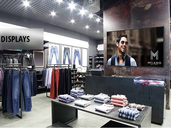 Technoretail - Lanciati da Panasonic nuovi display professionali 4K extra large per il retail 