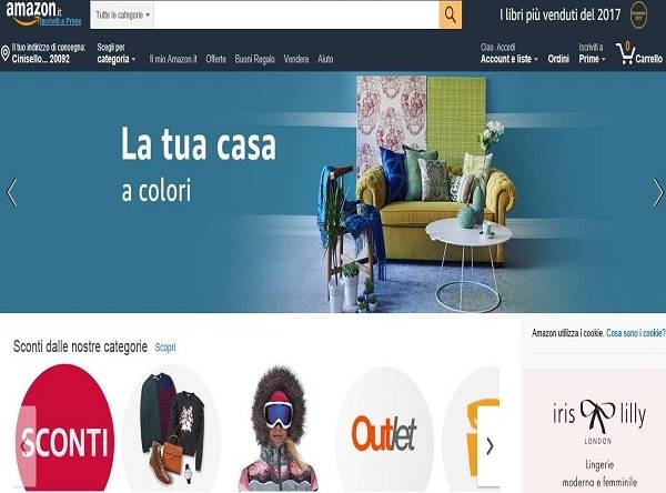 Technoretail - Natale da record per le vendite on line di Amazon 