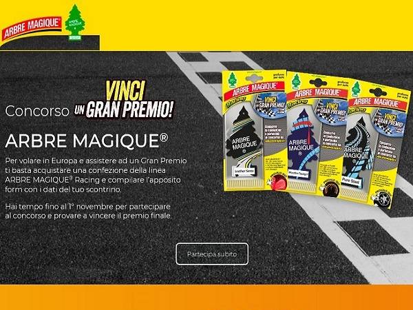 Lanciato da Arbre Magique il concorso on line “Vinci Un Gran Premio”