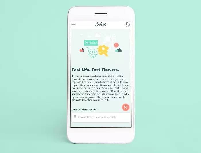 Technoretail - Fiori e piante freschi di giornata direttamente a casa grazie alla partnership tra Colvin e Glovo 