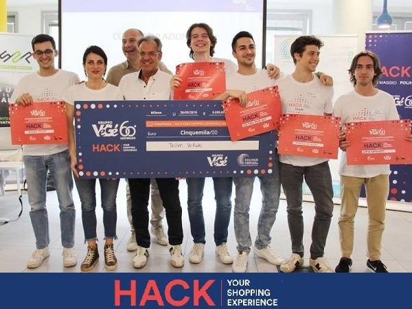 Technoretail - Annunciati i vincitori dell’Hackathon “Hack Your Shopping Experience” lanciato da Gruppo VéGé e PoliHub 