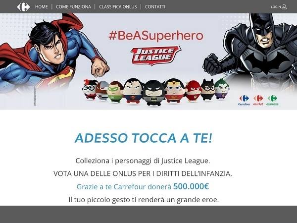 Technoretail - Iniziata la campagna di Carrefour Italia tra loyalty e solidarietà on line per i diritti dell’infanzia 