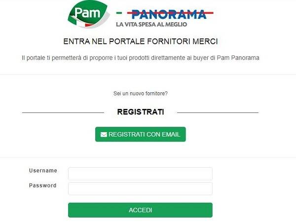 Technoretail - Attivato on line da Pam Panorama il portale per i fornitori di prodotti 