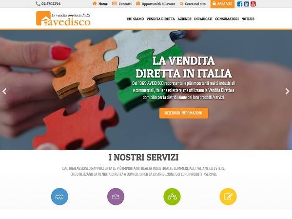 Technoretail - Nuovo sito web e pagina Facebook: anche Avedisco approda al digital 