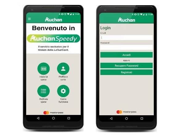 Technoretail - Lanciata l’App AuchanSpeedy per pagare senza fare la coda e accumulare punti fedeltà 