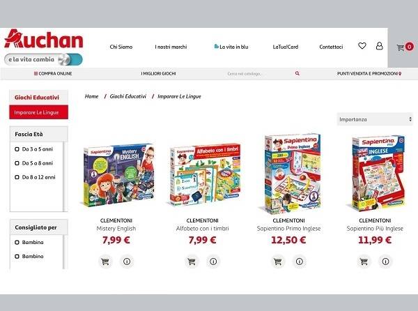 Technoretail - Auchan Retail Italia attiva il proprio e-commerce 