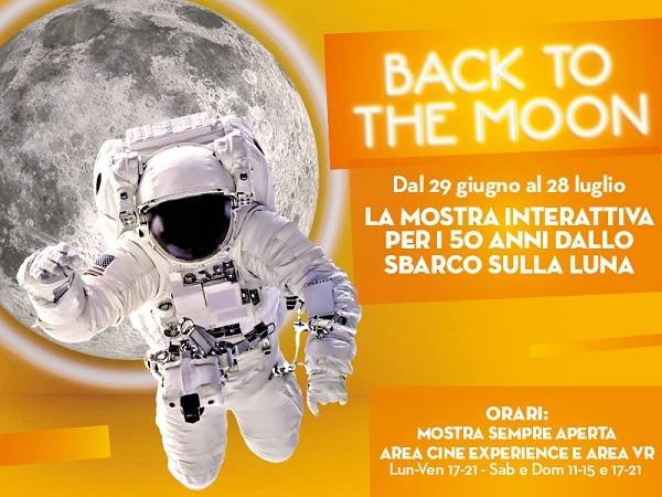 Technoretail - Presso Le Terrazze di La Spezia, va in scena la mostra interattiva Back To The Moon 