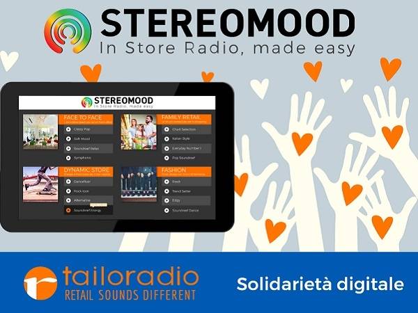 Technoretail - Tailoradio lancia stereoMOOD, la Radio In Store di informazione e solidarietà digitale 