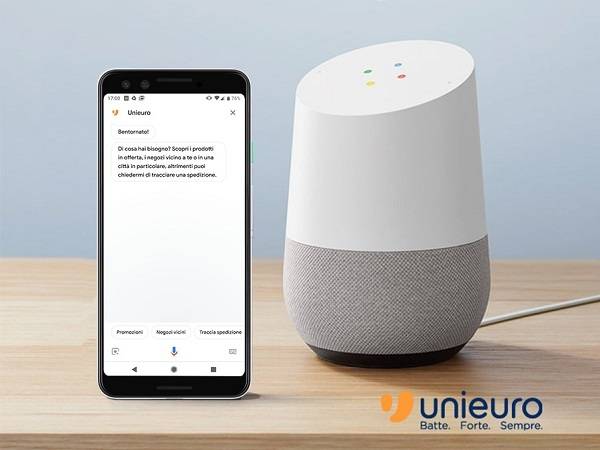 Technoretail - Unieuro sempre più vicina ai clienti con l’Assistente Google 