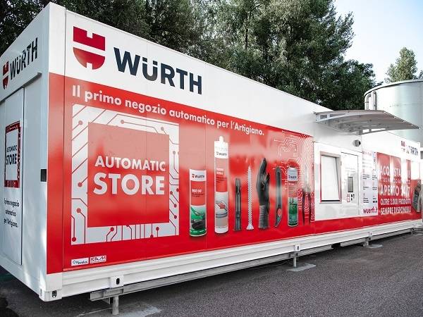 Technoretail - Lanciato il Würth Automatic Store, il primo negozio automatizzato H24 