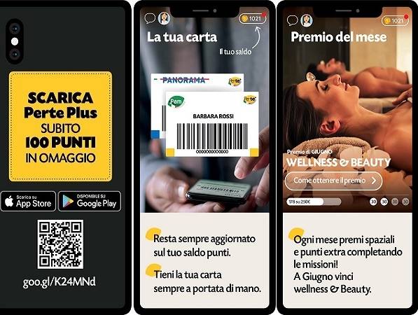 Technoretail - Lanciata da Pam Panorama l’App Perte Plus che premia i clienti 