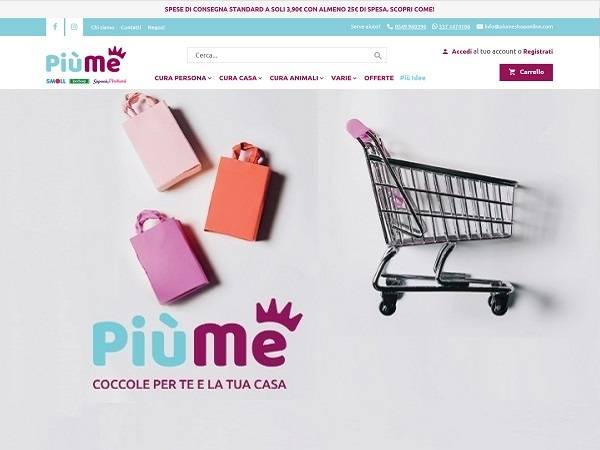 Technoretail - Attivato da PiùMe il servizio e-commerce 