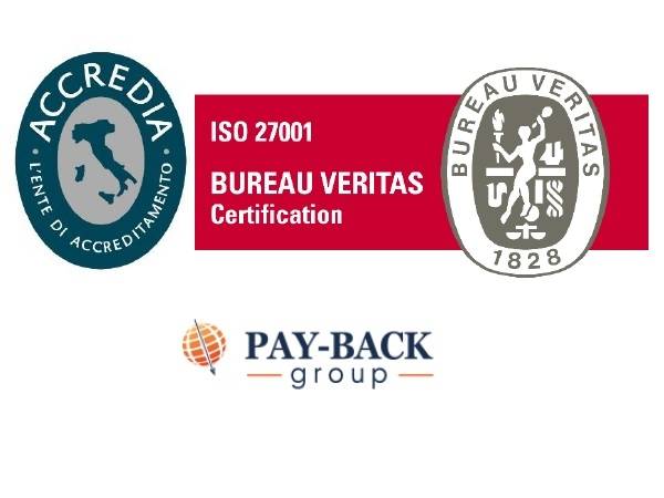 Technoretail - Conseguita da Pay-Back la certificazione sulla sicurezza dei dati trattati ISO 27001 