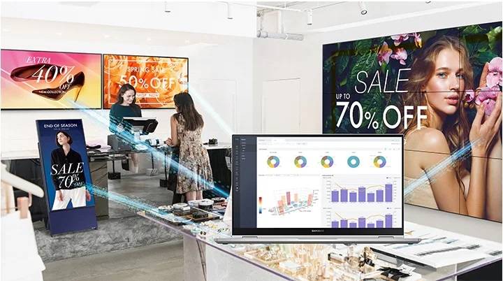 Technoretail - Il digital signage rivoluziona la customer experience grazie alla partnership tra Samsung e Alkemy 