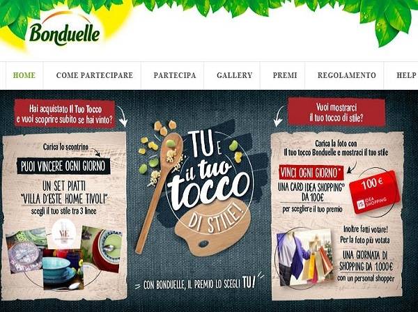 Technoretail - Lanciato da Bonduelle il concorso on line “Tu e il Tuo Tocco di Stile” 