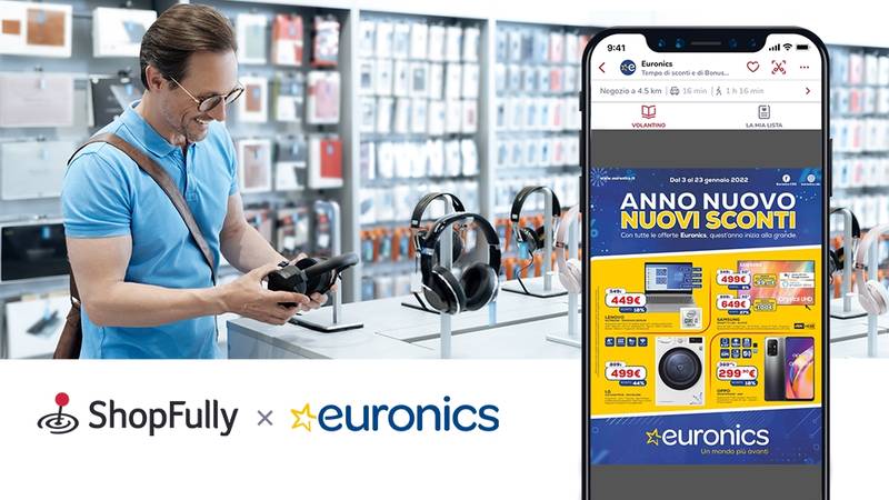 Technoretail - L'intelligenza artificiale di ShopFully aumenta le visite degli store di Euronics CDS 