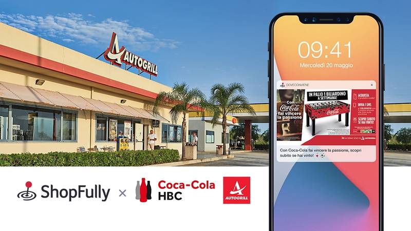 Technoretail - ShopFully comunica per Coca-Cola all'interno degli store Autogrill 