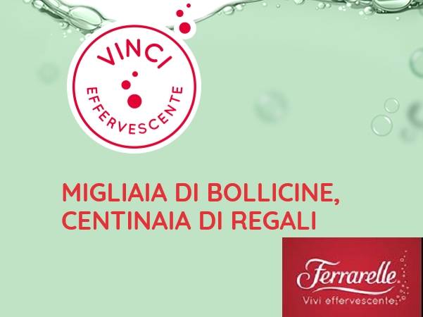 Technoretail - Partito “Vinci Effervescente”, il programma di loyalty on line di Ferrarelle 