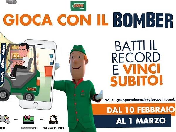 Technoretail - Attivato il concorso on line di CRAI Gruppo Radenza Ragusa e Gillette: “Gioca con il Bomber” 