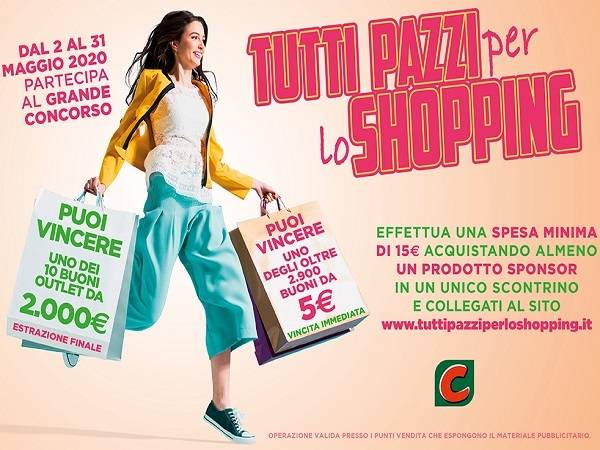 Attivato on line da Gruppo CRAI il concorso drugstore “Tutti pazzi per lo shopping”
