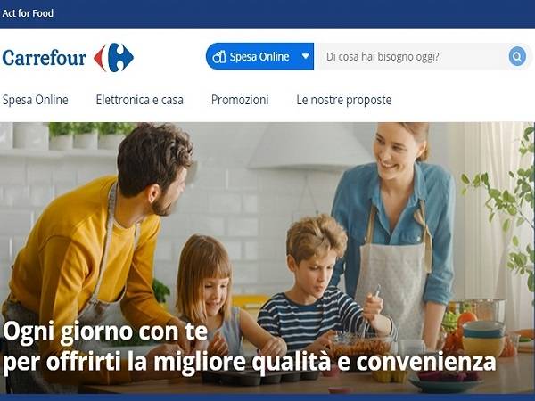 Technoretail - Rinnovato il sito web di Carrefour Italia: ora, è totalmente mobile first 