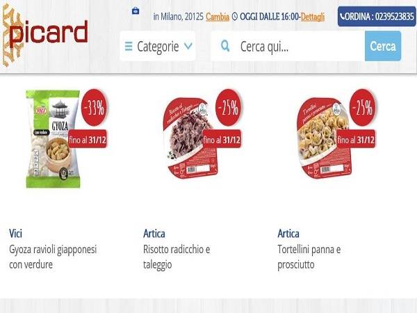 Technoretail - Picard lancia la spesa on line con consegna a domicilio 