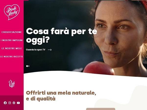 Technoretail - Attivato on line il nuovo sito Internet di Pink Lady 