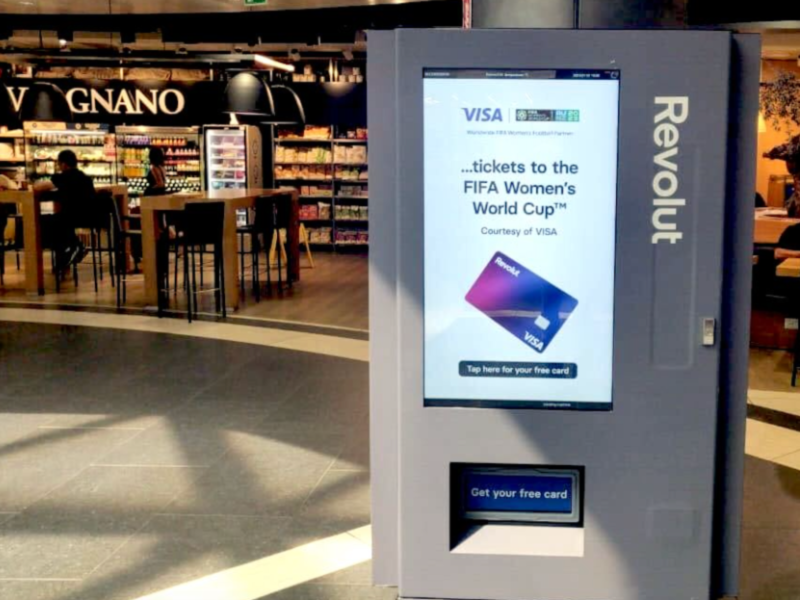 All’aeroporto di Fiumicino decolla un nuovo servizio Revolut-Visa