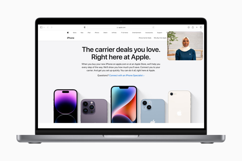 Apple lancia il servizio Shop with a Specialist over Video 