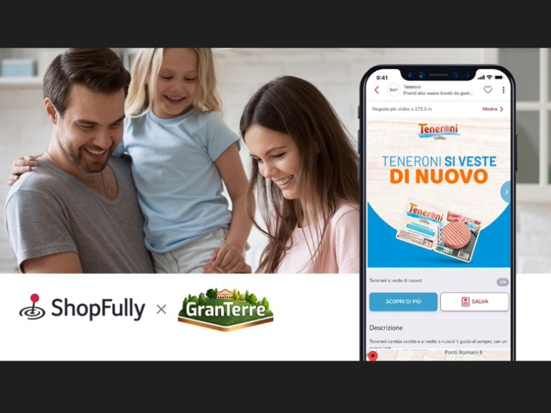 Technoretail - GranTerre e ShopFully insieme per comunicare il rebranding Teneroni 