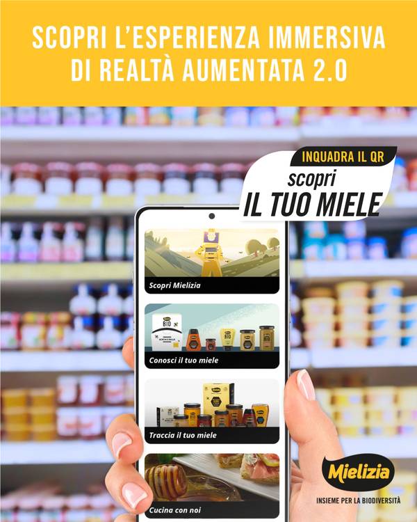 Technoretail - La Realtà Aumentata guida i consmatori di Mielizia nel magico regno delle api 