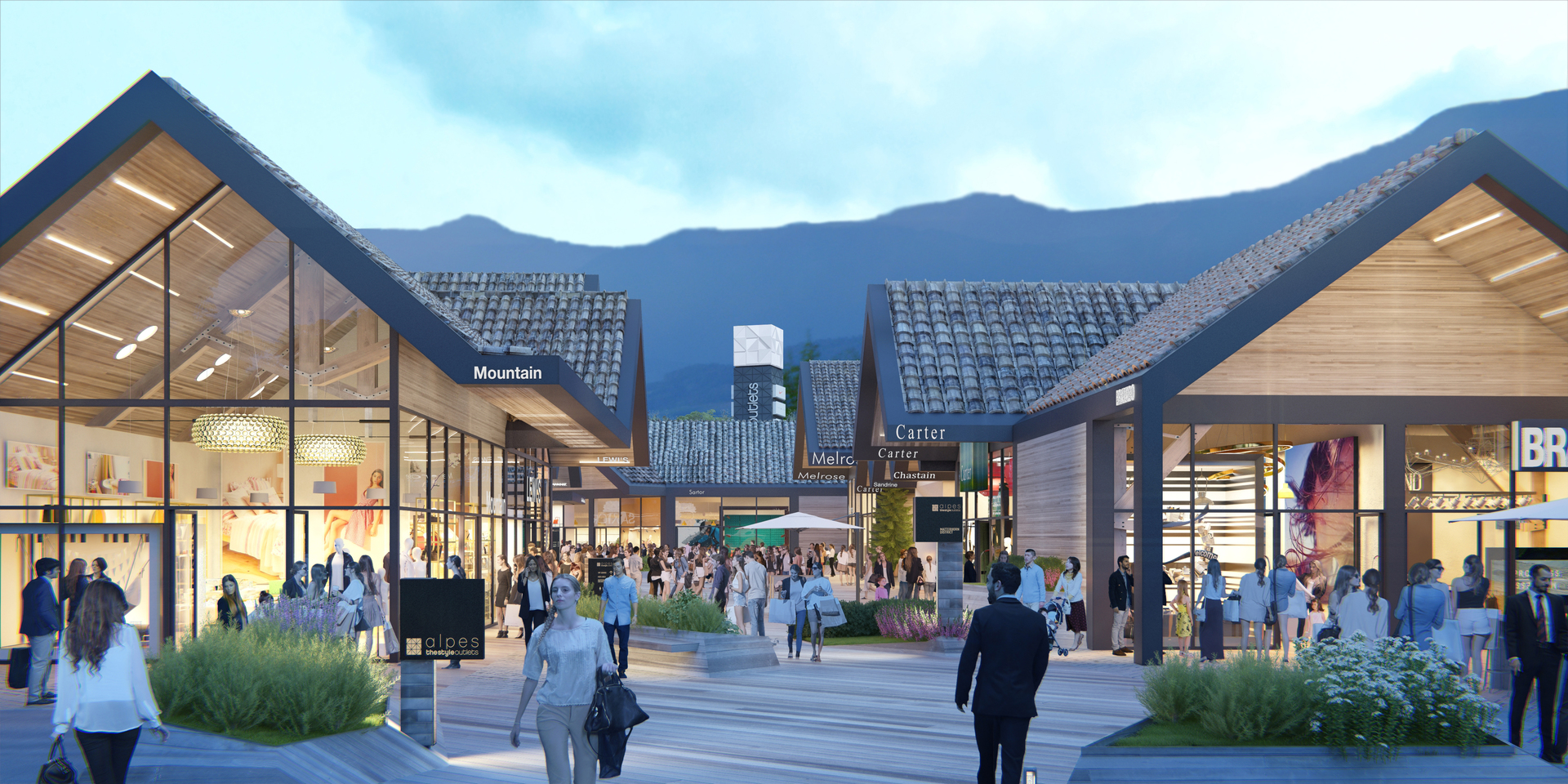 Technoretail - Continuano a pieno regime i lavori per la costruzione del nuovo Alpes The Style Outlets di Neinver 