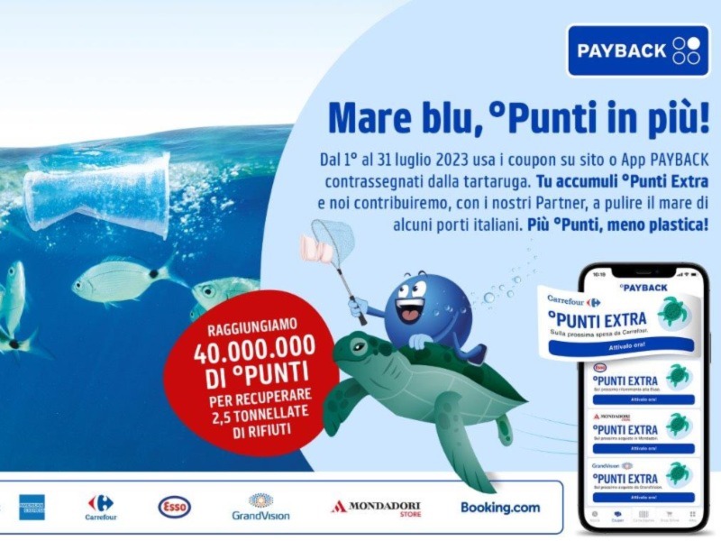 Technoretail - Payback sostiene il progetto LifeGate PlasticLess nei mari italiani 