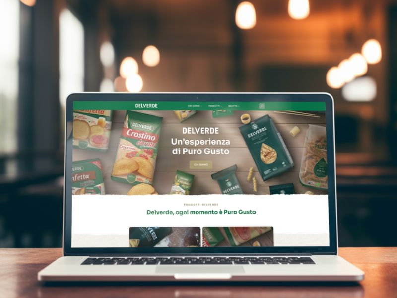 Technoretail - Newlat Food affida a Headshot la realizzazione del sito di Delverde 