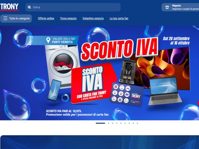 Technoretail - Nuovo Trony.it: un’esperienza digitale al servizio del punto vendita 