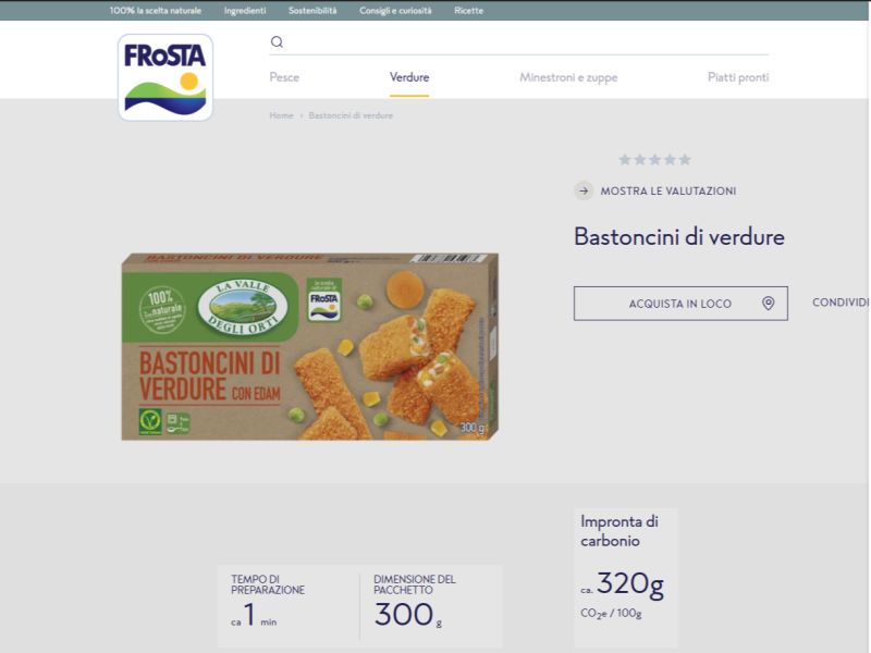 Technoretail - Frosta: nuova versione del sito web all’insegna della trasparenza 