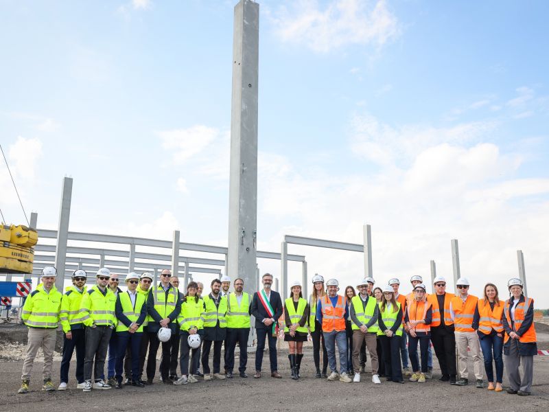Technoretail - Garbe celebra la posa del primo pilastro dell’hub logistico di Tortona 