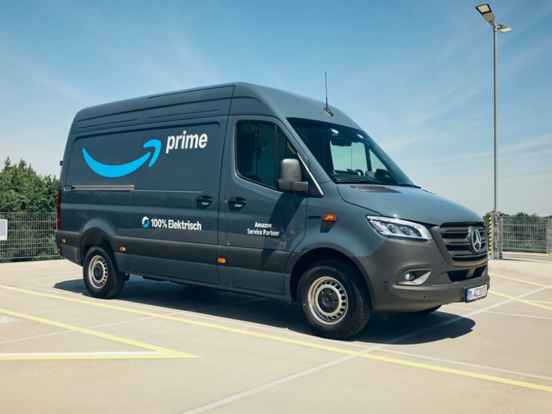 Technoretail - Amazon: 5mila furgoni elettrici per la sua rete europea di trasporti 