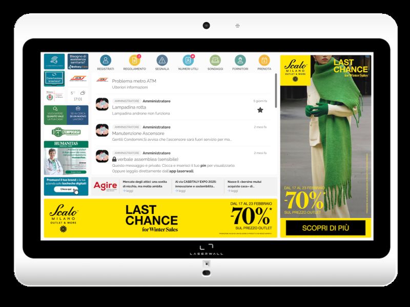 Technoretail - Refine Direct e Laserwall: advertising dei brand in Dooh nei condomini 