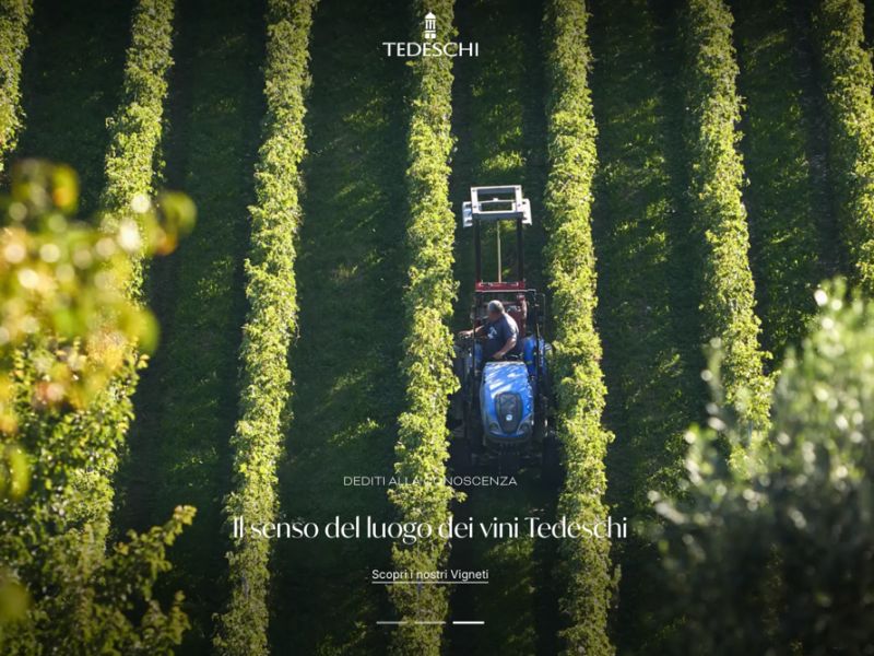 Technoretail - Tedeschi racconta la sua storia e i suoi vini con il nuovo sito web 