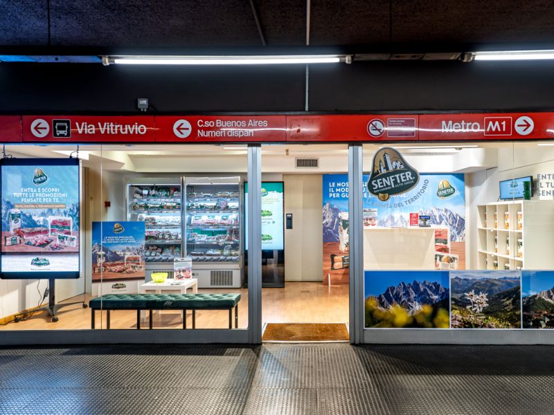 Technoretail - GranTerre: tre temporary store nella metro di Milano con ReStore 