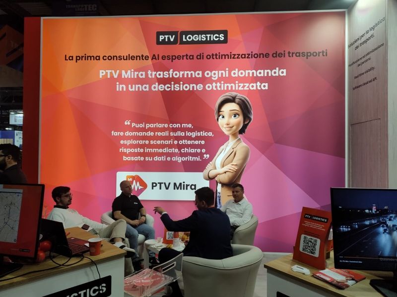 Technoretail - Ptv Logistics lancia Ptv Mira, la soluzione AI di consulenza logistica 