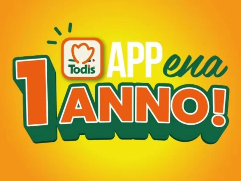 Todis festeggia un anno della sua app di fidelity e 400.000 tessere clienti