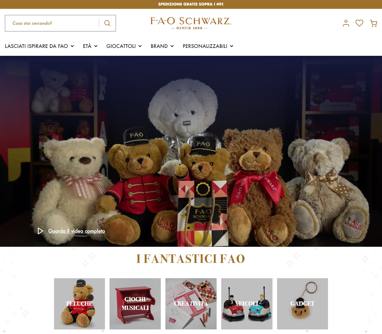 Technoretail - FAO Schwarz Italia porta online la magia dei suoi store 