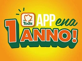 Todis festeggia un anno della sua app di fidelity e 400.000 tessere clienti